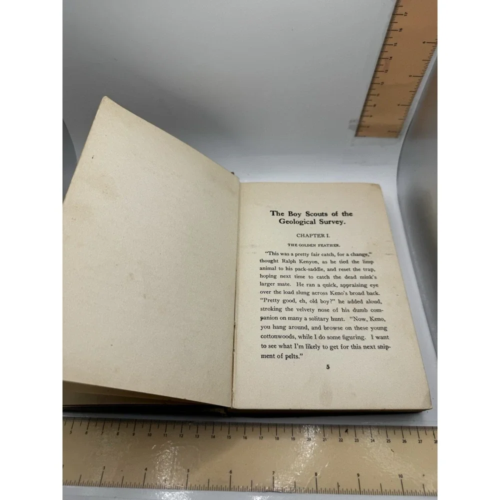 Boy Scouts Of The Geological Survey Scoutmaster Robert Shaler Book 1914